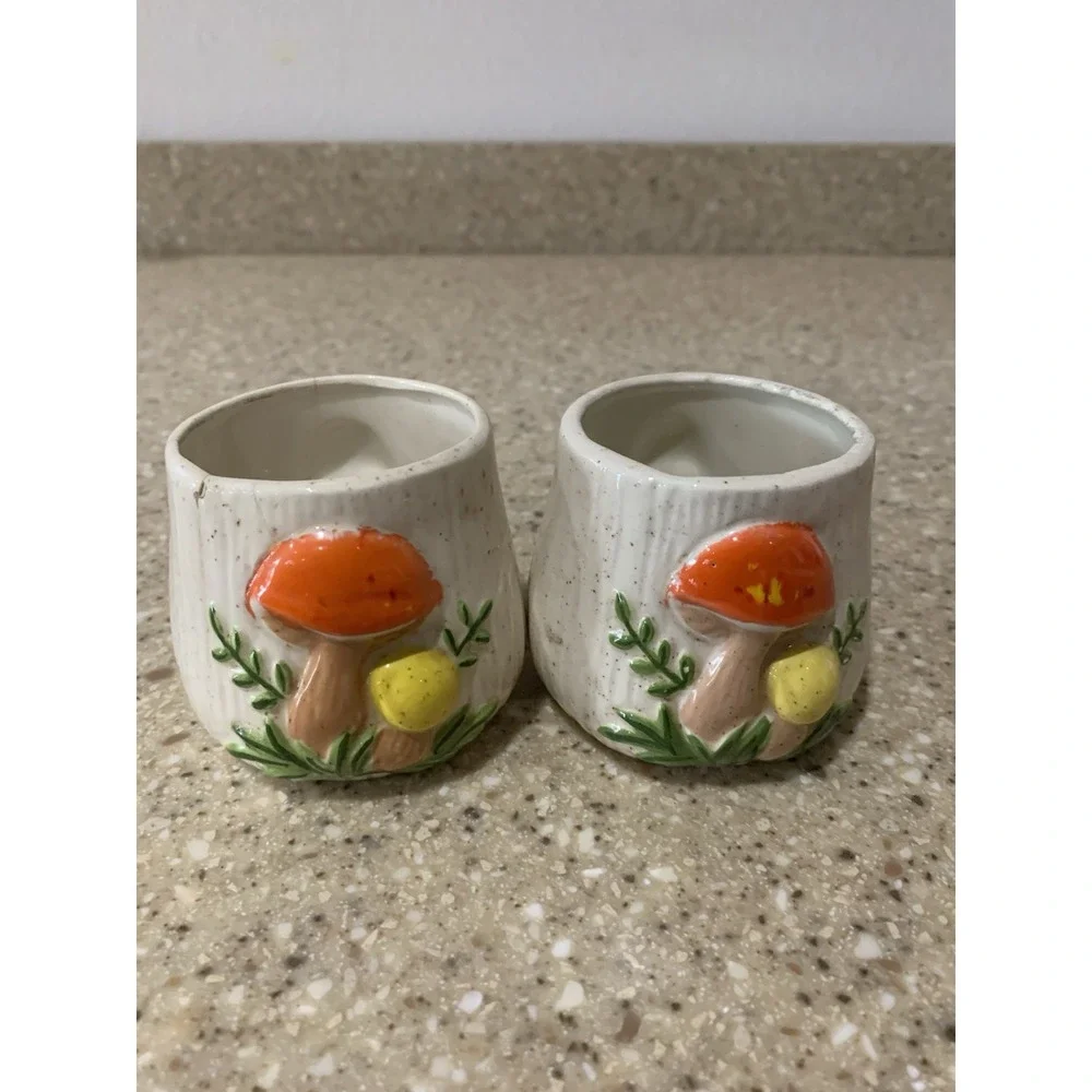 2 Vintage 1978 Merry Mushroom Sears And Roebuck Small 3